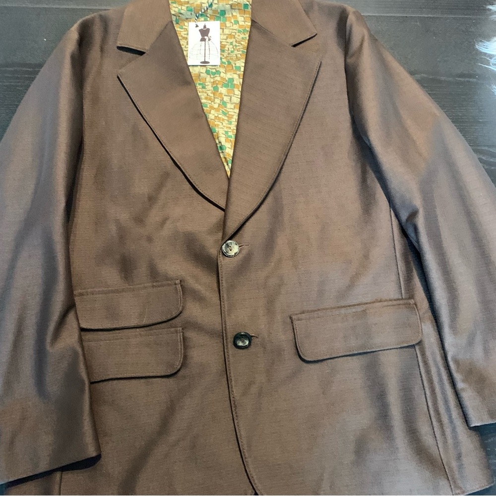 Vintage PIONEER Dark Brown Blazer